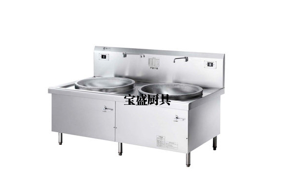电磁双头(单尾)小炒炉